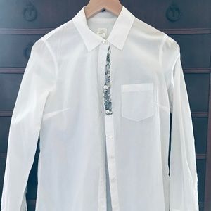 J. Crew white shirt, size 2, barely worn